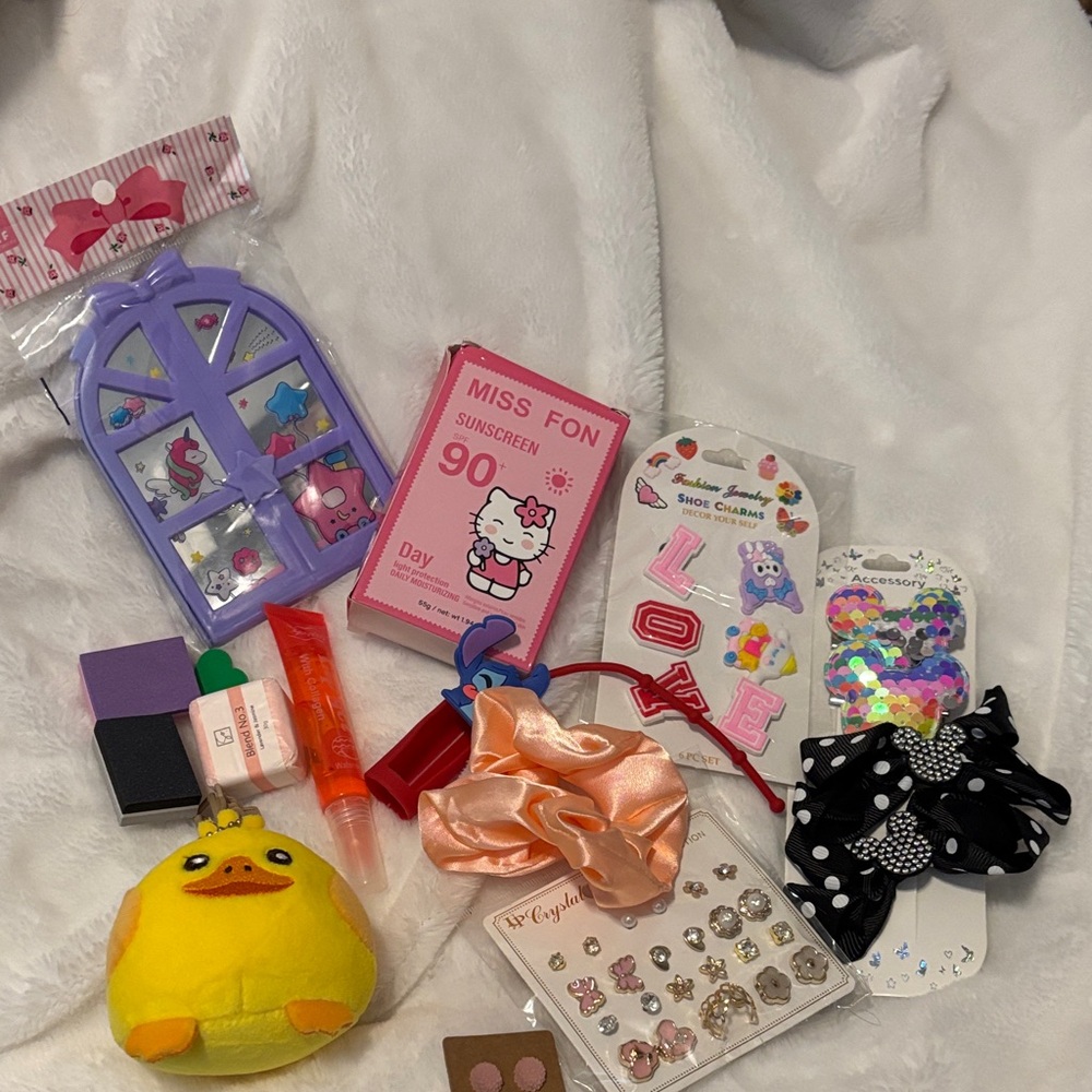 Assorted Kids Toy Set with Yellow Duck
